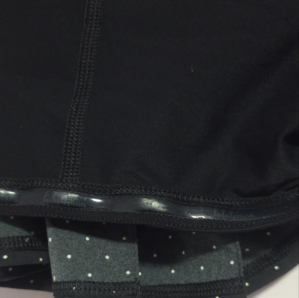 Lululemon Athletica Black and White Skater Mini Skirt - Picture 8 of 10